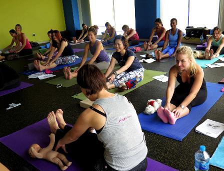 Pregnancy Yoga Teacher Training with Sally Parkes in Dubai