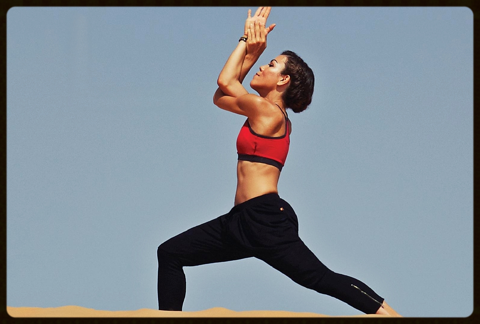 Noura El-Imam Brand Ambassador to Carrot, Banana and Peach Yoga Clothes