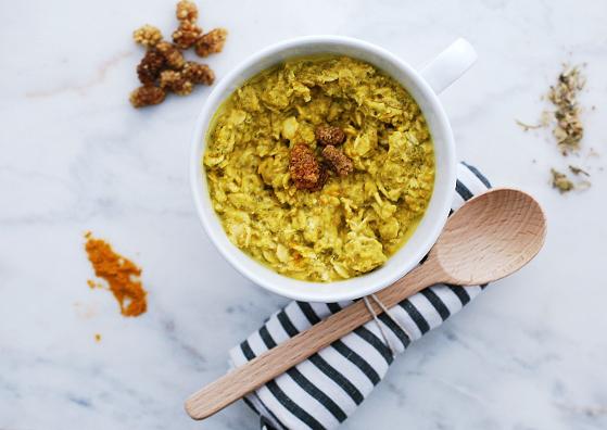 Raw Vegan Golden Oats
