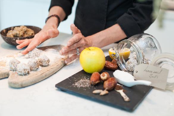 Raw Bliss Balls Dates Apple Chef Course